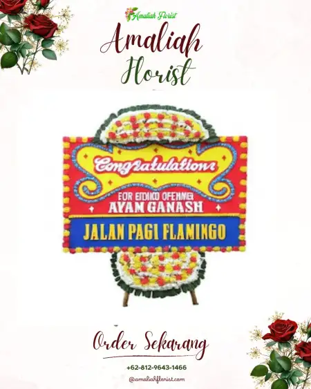 Sewa Papan Bunga Keluang